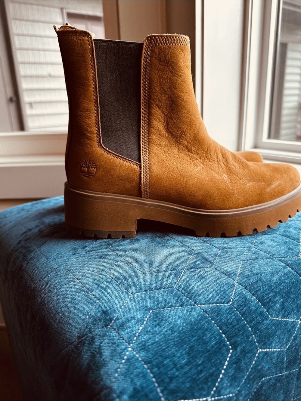 Timberland Wheat Suede Chelsea Lug Boot